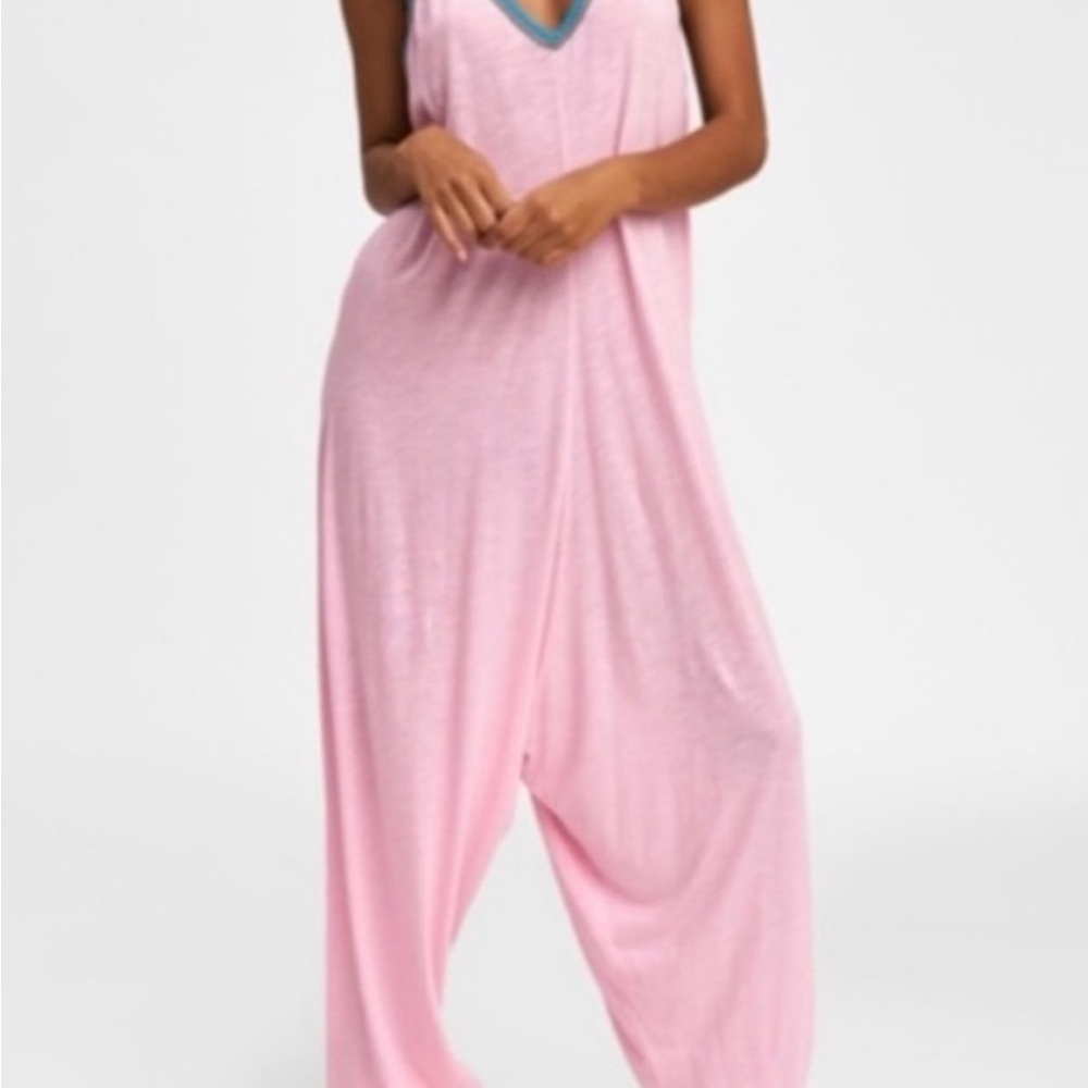 Pitusa Pink V-Neck Swim Coverup